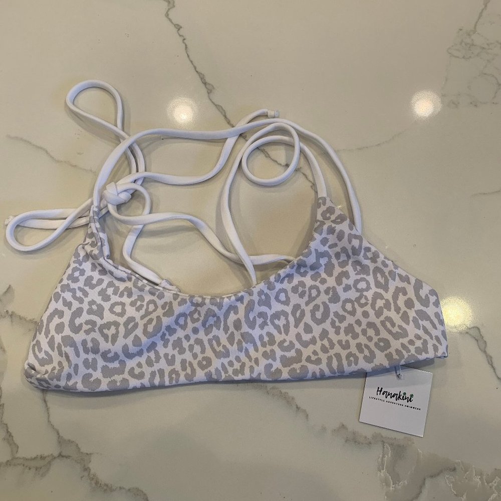 ✨NWT • Makena Leopard Bikini Top •